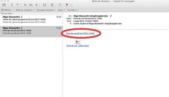 capture écran mail réception capture écran mail réception 585x334 Tutoriel : comment utiliser Google Maps en photo animalière
