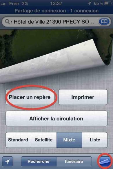 capture ecran iphone google maps 4 capture ecran iphone google maps 41 390x585 Tutoriel : comment utiliser Google Maps en photo animalière