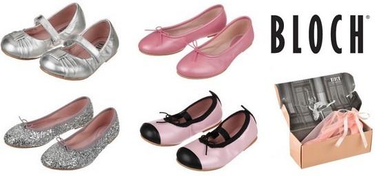 Chaussures De Claquettes Bloch Merry Jane Pour Filles - Synthétique, Semelle Plate, Boucle