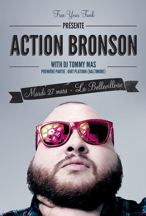 Action Bronson en concert a Paris