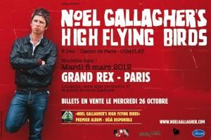 Chronique de concert : Noel Gallagher’s High Flying Birds au Grand Rex le 6 mars 2012