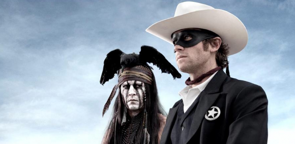 Photo : Johnny Depp et Armie Hammer dans The Lone Ranger
