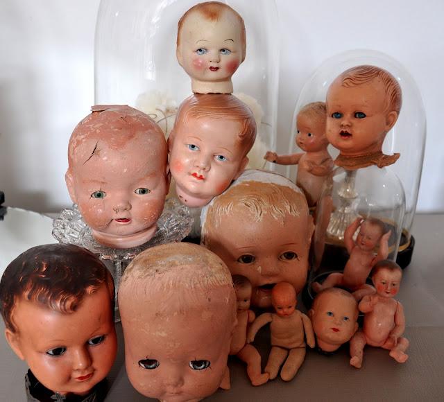 Côté collections,les poupées et les poupons. poupées
