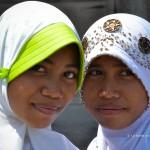 Jeunes filles Bajo (Kabalutan, îles Togian, Sulawesi Centre, Indonésie)