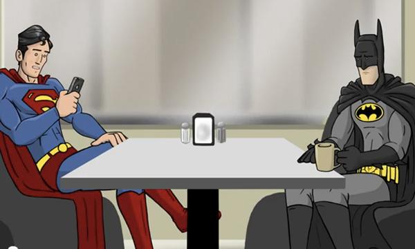 superman batman Batman et Superman débattent à propos de Siri