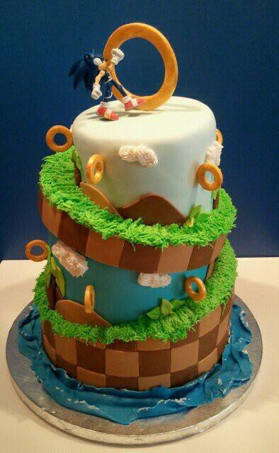 sonic sonic Un gâteau Sonic plutôt réussi