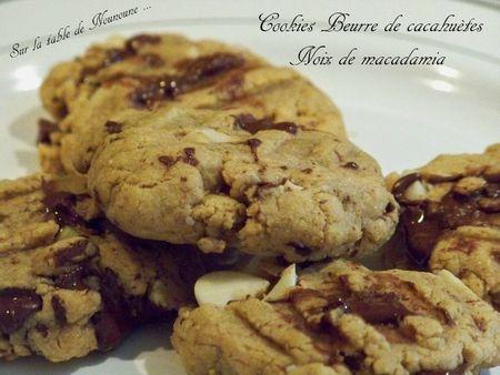 Cookies Beurre de cacahuètes et noix de macadamia 2