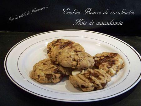Cookies Beurre de cacahuètes et noix de macadamia 1