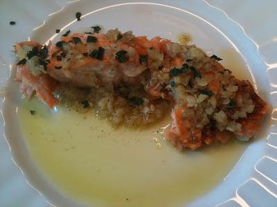 La recette Echalotes : Saumon au beurre d'echalotes La recette Echalotes : Saumon au beurre d'echalotes