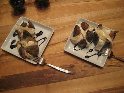 Figues rôties au chèvre chaud pour «un tour en cuisine»