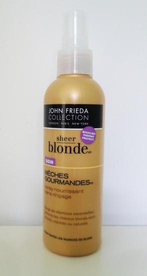 Soin sans rinçage “Mèches Gourmandes Sheer blonde” de John Frieda