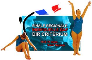 Finale régionale Individuelle avec les gymnastes de l'AGM Finale Régionale DIR GAF à Saint Nazaire, 6 gymnastes qualifiées en Zone & 1 podium !
