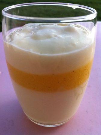 panacotta acidulée au chocolat blanc photo