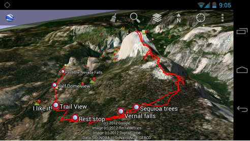 Google earth randonnée Google Earth : une mise à jour pour Android et iOS