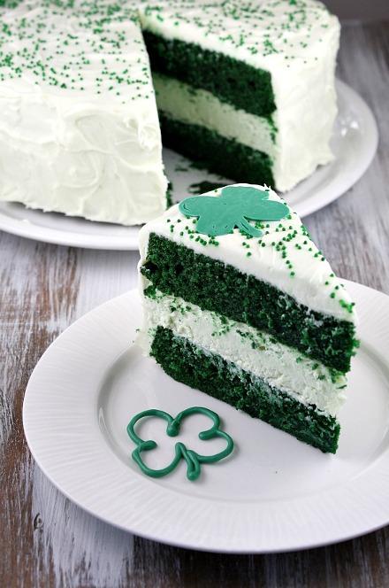 Cheesecake vert Cheesecake vert Saint patrick