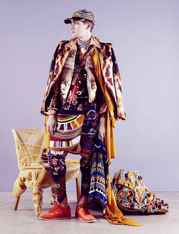 Chameleon mix par Ben Toms dans Dazed & Confused Chameleon mix par Ben Toms dans Dazed & Confused