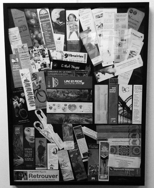 Exposition Marque page Marque page noir et blanc