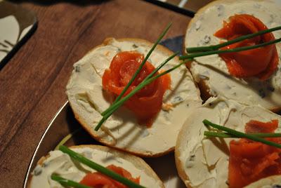 Mini-Bagel au saumon fumé façon ''PotLuck''