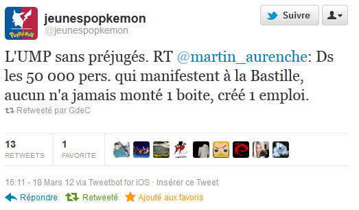 Capture UMP Pour une VIème République, une #Bastille en rouge, images et mouvements – Vive l’ #insurrection populaire !