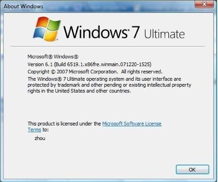 Une date pour Windows Seven