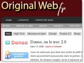 Original Web - Le Web version original http://www.originalweb.fr/