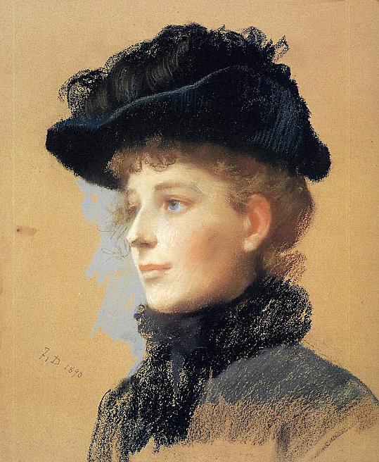 Frank-Duveneck---Portrait-of-a-woman-with-black-hat.jpg