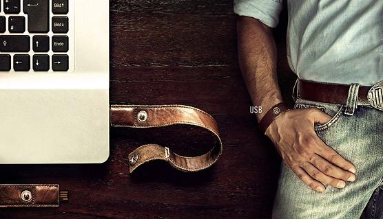 1_usb Oriko Leather : un bracelet USB en cuir