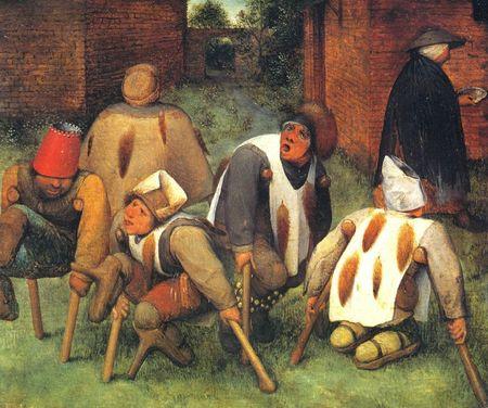 Mendiants - Brueghel