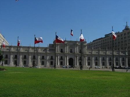 l'arrivée devant le palais de la Moneda à Santiago devrait être très spectaculaire