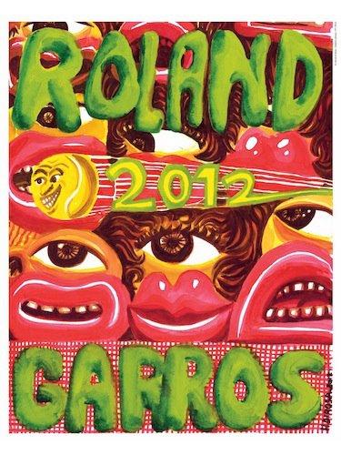 Découvrez en exclusivité l’affiche de Roland Garros 2012