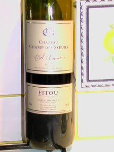 Des vins du Château Champ des Soeurs ( Fitou)