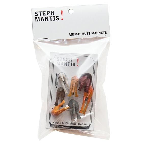 Magnets Animal Butt jungle, par Steph Mantis