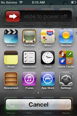PowerDown Clear, pour éviter l'écran noir de l'extinction de votre iPhone...