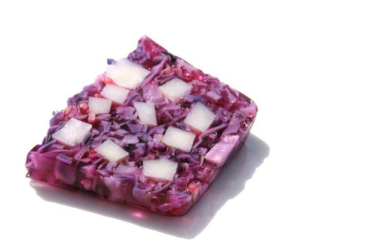 Red cabbage aspic chou rouge