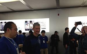 Tim Cook repéré dans un Apple Store en Chine...