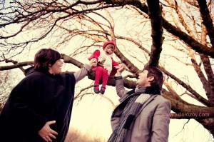 ALIETTE-68 Aliette, Emilie & Emmanuel : séance photos en attendant Calixte, Issy les Moulineaux (92)