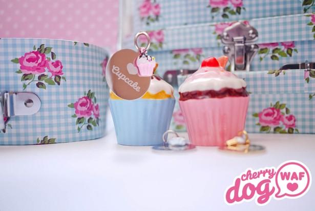 MĂŠdaille cupcake pour chiens Les médailles pour chiens Cherry Dog : Cupcake & Sweet