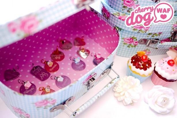 MĂŠdaille pour chiens Les médailles pour chiens Cherry Dog : Cupcake & Sweet