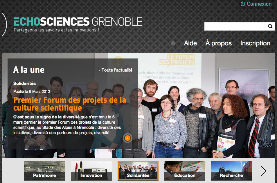 Echosciences Grenoble : premier Knowtex-like en région