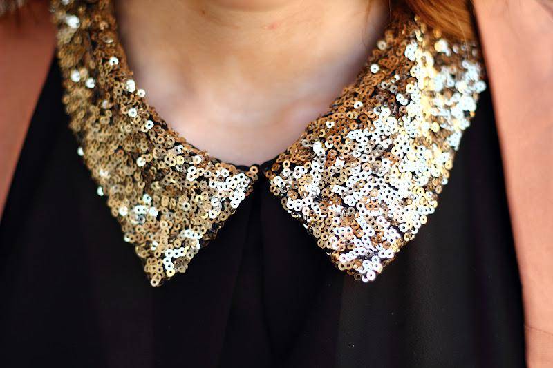 Col pailleté Col pailleté