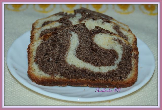 Cake marbré sans gluten. Cake marbré sans gluten.