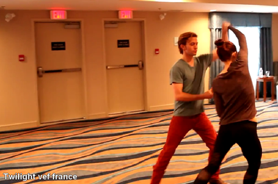 Breaking Dawn : Ash et Jackson s'entraînent à danser