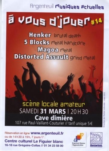 A vous d'jouer : Rendez-vous samedi 31/03/2012 à 20 h 30. A vous d'jouer : Rendez-vous samedi 31/03/2012 à 20 h 30.