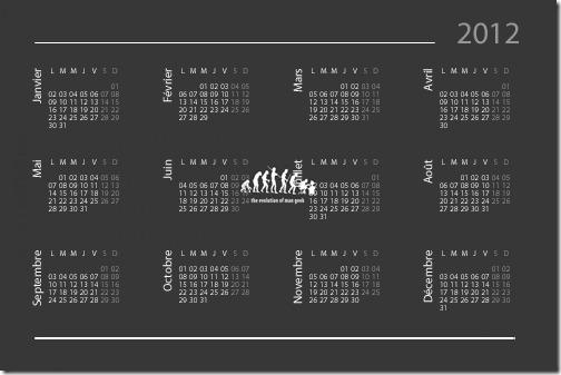 Calendar 2012 thumb Réaliser un calendrier sous Photoshop via Scripting
