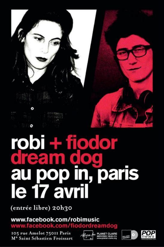 Robi au Pop In (Paris) le 17 avril