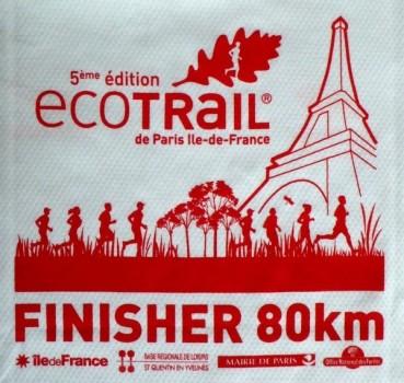 Eco-Trail 2012 - Tshirt 269ème sortie – Eco-Trail 80km Finisher