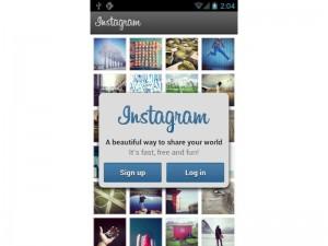 ecran-de-connexion Instagram arrive sur Android