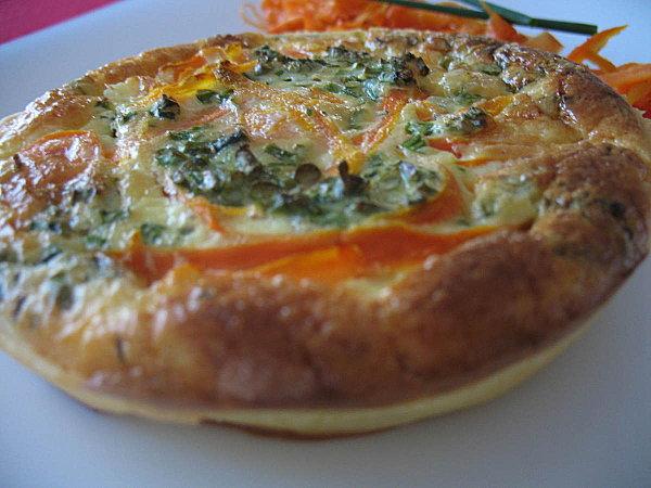 QUICHE VEGETARIENNE VITAMINEE 020412 QUICHE CAROTTES SURIMI ET CAROTTES CONFITES 003