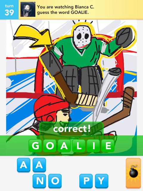 draw something goalie