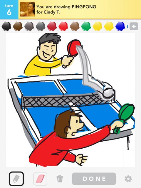 draw something pingpong
